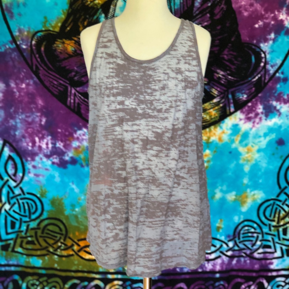 Heather Grey Razor Back Workout Tank Top